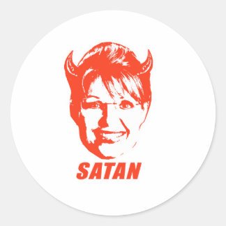 SARAH SATAN RONDE STICKER