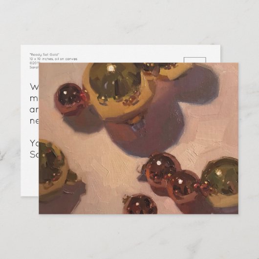 Sarah Sedwick - OMG - Briefkaart voor feestdagen (Voorkant / Achterkant)