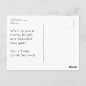 Sarah Sedwick - OMG - Carte postale Vacances (Dos)