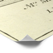 Sarah Siddons als Lady Macbeth Poster (Hoek)