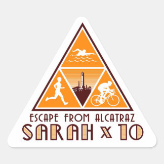 Sarah stickers! driehoek sticker