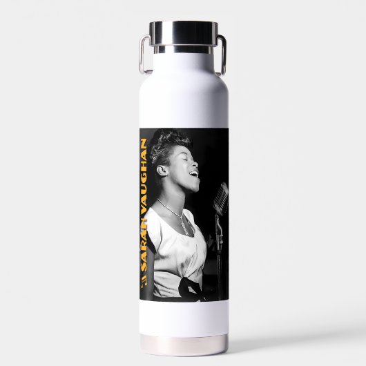 Sarah Vaughan Waterfles (Voorkant)