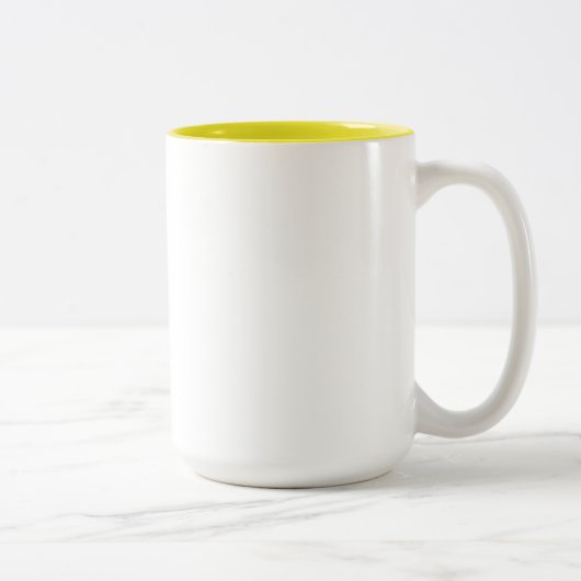 Sarah Yellow 15 oz Two-Tone Mok (Rechts)