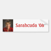 Sarahcuda '08 bumpersticker (Voorkant)