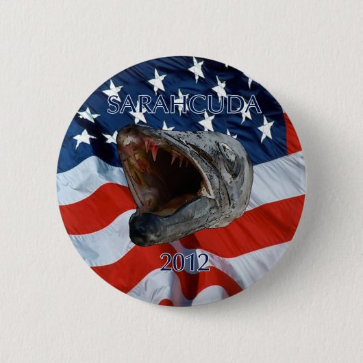 Sarahcuda 2012 Button (Voorkant)