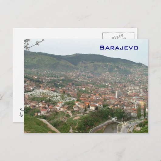 Sarajevo Briefkaart (Voorkant / Achterkant)