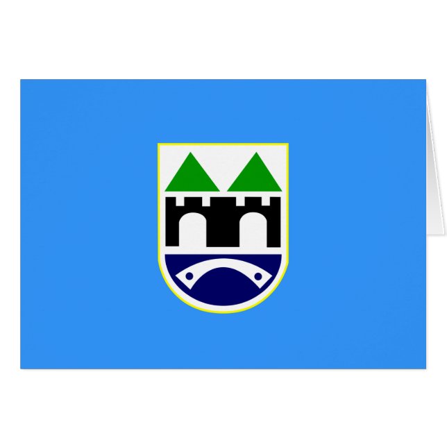 Sarajevo Flag (Voorkant Horizontaal)