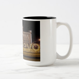 Sarajevo Mok-Geweldig speciaal cadeau idee voor ie Tweekleurige Koffiemok