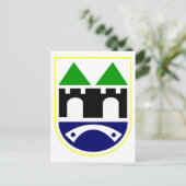 Sarajevo wapenkat briefkaart (Staand voorkant)