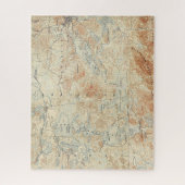 Saranac Lake Chain (Lager, Midden- en Bovenmeren) Legpuzzel (Verticaal)