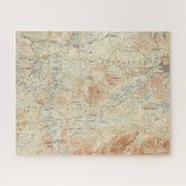 Saranac Lake Chain (Lager, Midden- en Bovenmeren) Legpuzzel (Horizontaal)