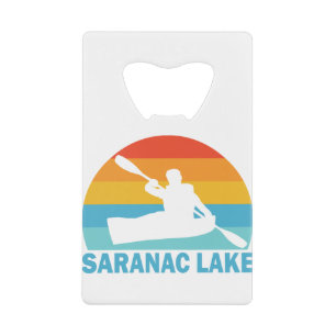 Saranac Lake New York Kayak Kredietkaart Flessenopener