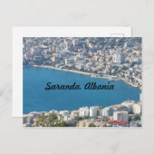 Saranda, carte postale de l'Albanie (Devant / Derrière)