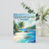 Sarangani-eiland Filipijnen Briefkaart (Staand voorkant)