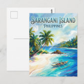 Sarangani-eiland Filipijnen Briefkaart (Voorkant / Achterkant)