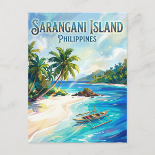 Sarangani-eiland Filipijnen Briefkaart
