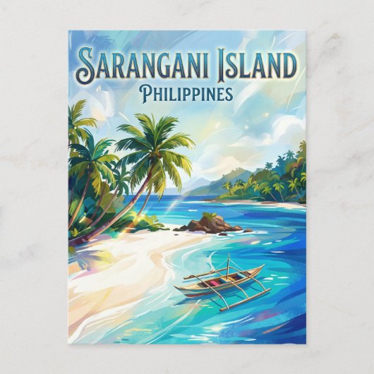 Sarangani-eiland Filipijnen Briefkaart (Voorkant)