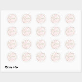Sara's Bat Mitzvah stickers (Vel)