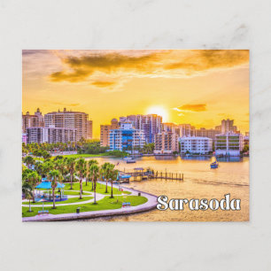 Sarasoda, Sunny Florida, Verenigde Staten Briefkaart