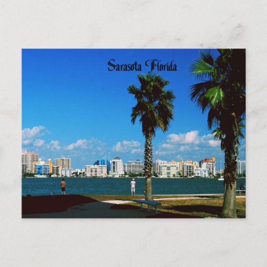Sarasota Florida Briefkaart (Voorkant)