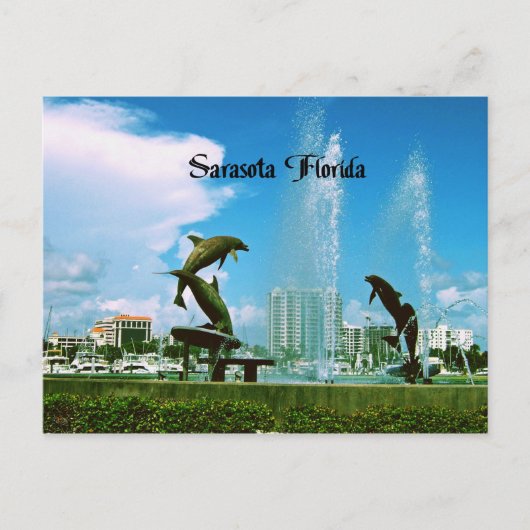 Sarasota Florida Briefkaart (Voorkant)