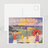 Sarasota Florida  jaren 20 Briefkaart (Voorkant / Achterkant)