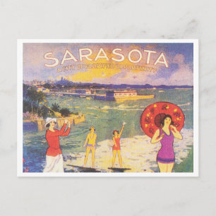 Sarasota Florida  jaren 20 Briefkaart
