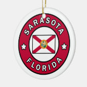 Sarasota Florida Keramisch Ornament (Links)