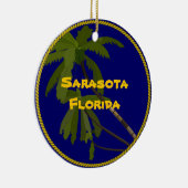 Sarasota, Florida  Keramisch Ornament (Rechts)