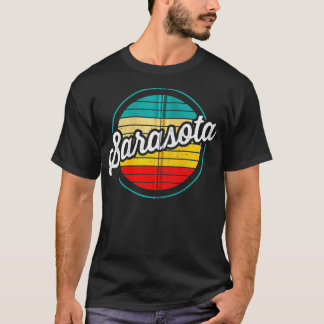 Sarasota Florida Retro Sunset verhit B T-shirt