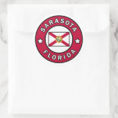 Sarasota Florida Ronde Sticker (Tas)