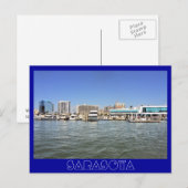 Sarasota, Florida skyline van de baai. Briefkaart (Voorkant / Achterkant)