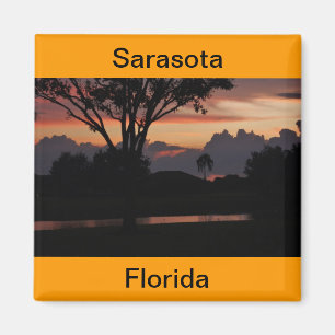 Sarasota, Florida Sunset over Lake Magnet Magneet