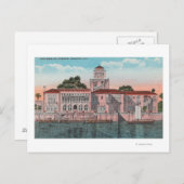 Sarasota, Florida - Uitzicht van John Ringling Briefkaart (Voorkant / Achterkant)