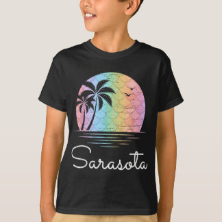 Sarasota Florida Vakantie Familie Strand Groep Gif T-shirt