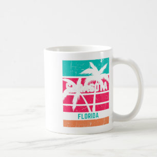 Sarasota Florida Vakantie Souvenir Surfen Vintage Koffiemok