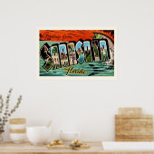 Sarasota Floride 20x30 Impression Rétro (Cuisine)