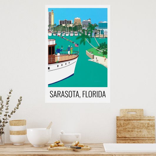 Sarasota Floride 24x36 POSTER (Cuisine)