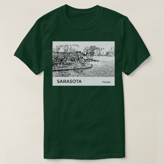 Sarasota Floride TShirt (Design devant)
