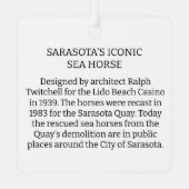 Sarasota Ornement de cheval de mer (Verso)
