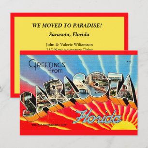 Sarasota Retro Groet Verhuisbericht