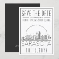 Sarasota Wedding | De gestileerde Veldlijn sparen 