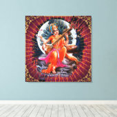 Sarasvati - Wrapped Canvas (Insitu (Houten vloer))