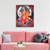 Sarasvati - Wrapped Canvas Afdruk (Insitu (Woonkamer))