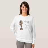 Saraswati 1 T-shirt à manches longues (Devant entier)