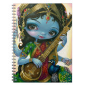 "Saraswati carnet jouant Veena" (Devant)
