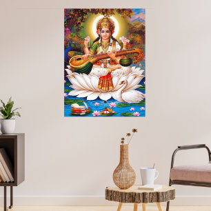 Saraswati Godin van Kunst & Onderwijs Poster