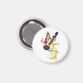 Saraswati, Hindu Goddess Magneet (Voorkant / Achterkant)