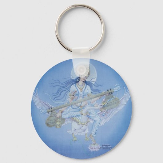 Saraswati Sleutelhanger (Voorkant)