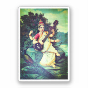 Saraswati Sticker
